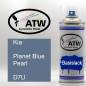 Preview: Kia, Planet Blue Pearl, D7U: 400ml Sprühdose, von ATW Autoteile West.
